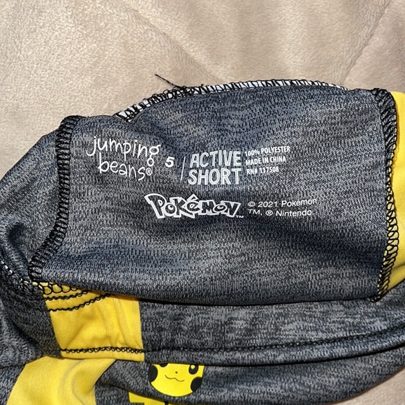 jumping beans Pikachu Active Shorts - Picture 4 of 4